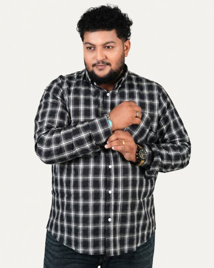 Classic Check Full Sleeve Shirt – Black & White