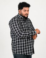 Classic Check Full Sleeve Shirt – Black & White - Image 4
