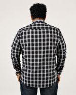 Classic Check Full Sleeve Shirt – Black & White - Image 3