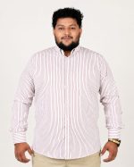 Classic Stripe Full Sleeve Shirt – White & Red - Image 4