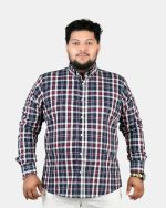 Classic Check Full Sleeve Shirt – Navy, White & Red