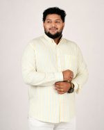 Classic Stripe Full Sleeve Shirt – Yellow & Sky Blue