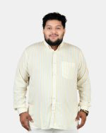 Classic Stripe Full Sleeve Shirt – Yellow & Sky Blue