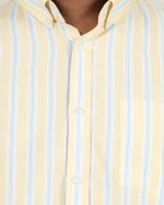 Classic Stripe Full Sleeve Shirt – Yellow & Sky Blue - Image 2